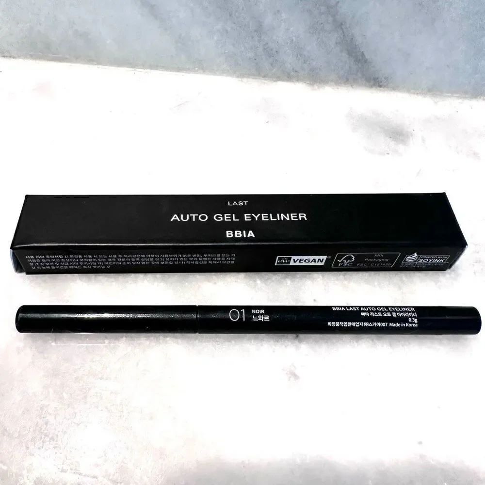 NWT BBIA Last Auto Gel Waterproof Vegan Eyeliner 01 Noir